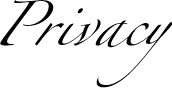 林日嘉 Privacy